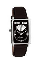 Correa de reloj Dolce & Gabbana DW0122 Cuero Negro 23mm