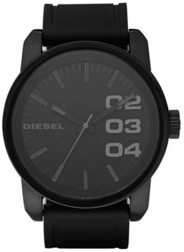 Correa de reloj Diesel DZ1446 Silicona Negro 24mm
