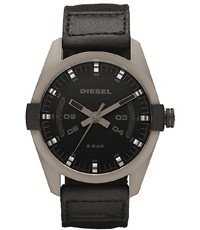 Correa de reloj Diesel DZ1489 Cuero/Textil Negro 24mm