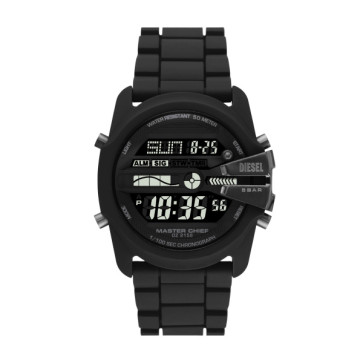 Correa de reloj Diesel DZ2158 Silicona Negro 28mm