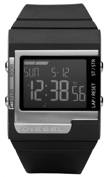 Correa de reloj Diesel DZ7130 Caucho Negro