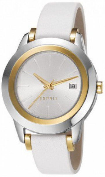 Correa de reloj Esprit ES106502 Cuero Blanco 14mm
