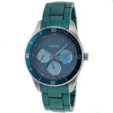 Correa de reloj Fossil ES3036 Aluminio Verde 18mm