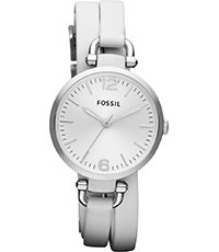 Correa de reloj Fossil ES3246 Cuero Blanco 8mm
