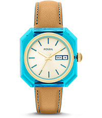 Correa de reloj Fossil ES3536 Cuero Marrón 18mm