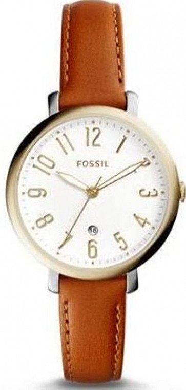 Correa de reloj Fossil ES4086 Cuero Marrón 12mm