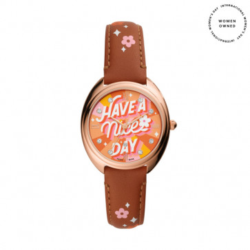 Correa de reloj Fossil ES5101 Cuero Multicolor 16mm