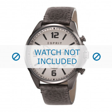 Esprit correa de reloj ES108001-003 Cuero Gris