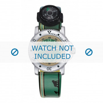 Esprit correa de reloj ES108334-007 Cuero Verde