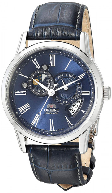 Correa de reloj Orient ET0T004D Cuero Azul 22mm