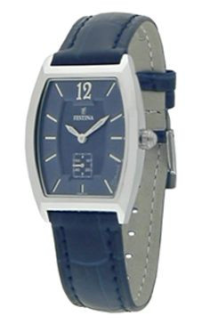 Correa de reloj Festina F16024-3 Cuero Azul 18mm