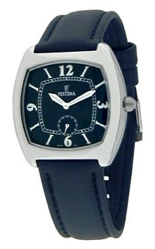 Correa de reloj Festina F16041-3 Cuero Negro 22mm