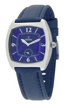 Correa de reloj Festina F16041-6 Cuero Azul 22mm