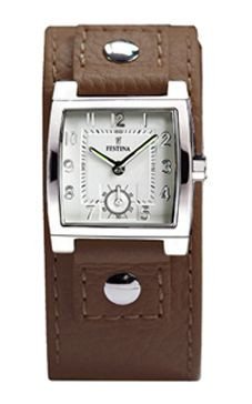Correa de reloj Festina F16068-A Cuero Marrón 18mm