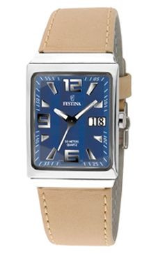 Correa de reloj Festina F16141-2 Cuero Beige 23mm