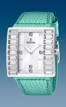 Correa de reloj Festina F16538-3 Plástico Verde menta 32mm
