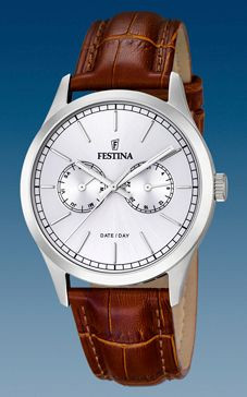 Correa de reloj Festina F16804-1 Cuero Cognac 22mm