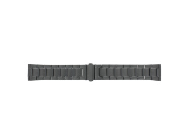Correa de reloj Fossil FS4721 Acero inoxidable Gris antracita 22mm