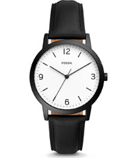 Correa de reloj Fossil FS5431 Cuero Negro 20mm