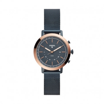 Correa de reloj Fossil FTW5031 Acero Gris antracita 16mm