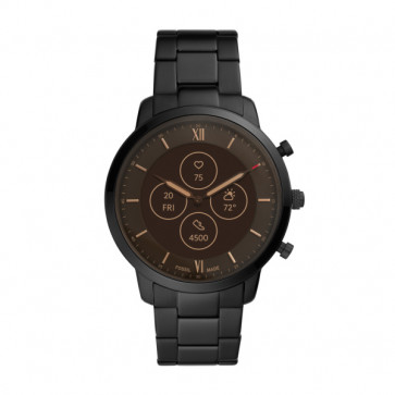 Correa de reloj Fossil FTW7027 Acero Negro 22mm