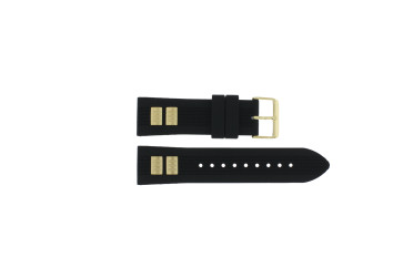 Correa de reloj Guess GW0051G2 / W0051G2 / Delta Caucho Negro 24mm