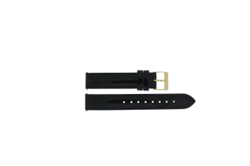 Correa de reloj Guess GW0098L3 / W0098L3 / Sugar Cuero Negro 16mm