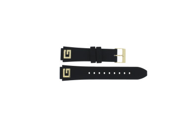 Correa de reloj Guess GW0555L2 / W0555L2 / Hype Caucho Negro 17mm