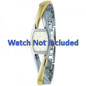Correa de reloj (Combinación de correa + caja) DKNY NY4634 Case / Strap Acero Bicolor 13mm