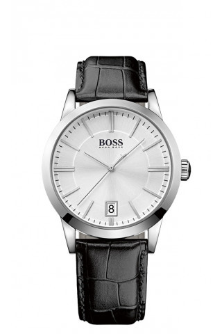 Correa de reloj Hugo Boss HB-241-1-14-2758 / HB1513130 / HB1513129 Cuero Negro 22mm