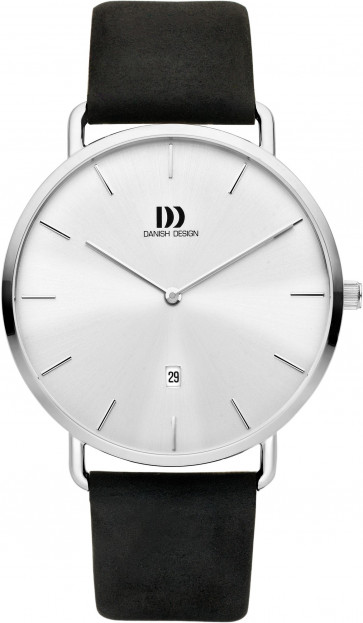Correa de reloj Danish Design IQ12Q1244 / IV12Q742 / IV13Q742 Cuero Negro 20mm