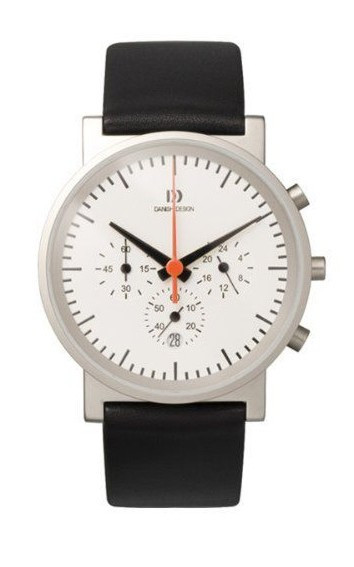 Correa de reloj Danish Design IQ12Q722 Cuero Negro 20mm