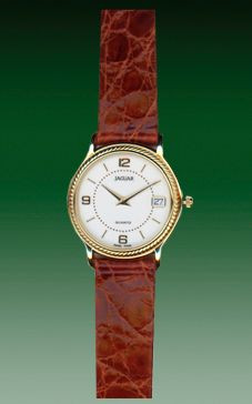 Correa de reloj Jaguar J601-3 / J601-4 Cuero Cognac 14mm