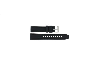 Correa de reloj Universal JD143 Silicona Negro 20mm