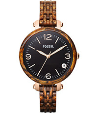 Correa de reloj Fossil JR1410 Plástico Marrón 10mm