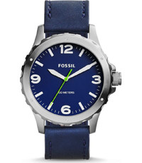 Correa de reloj Fossil JR1474 Cuero Azul 22mm