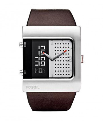 Correa de reloj Fossil JR9387 Cuero Marrón 36mm