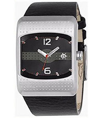 Correa de reloj Fossil JR9390 Cuero Negro 34mm