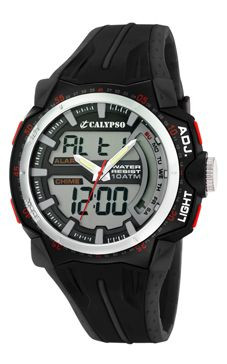 Correa de reloj Calypso K5539-1 Caucho Negro