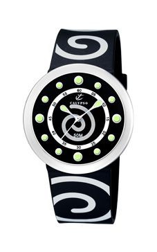 Correa de reloj Calypso K6051-2 Caucho Negro