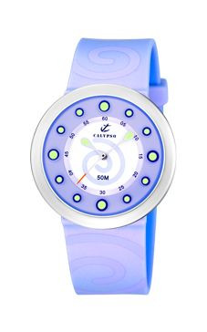 Correa de reloj Calypso K6051-3 Caucho Púrpura