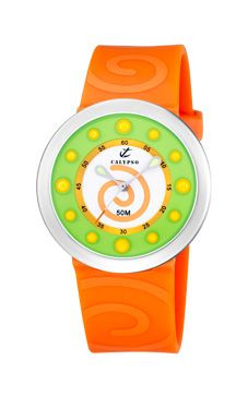 Correa de reloj Calypso K6051-6 Caucho Naranja