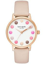 Correa de reloj Kate Spade New York KSW1253 Cuero Beige 16mm