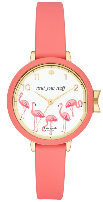 Correa de reloj Kate Spade New York KSW1444 Silicona Rojo