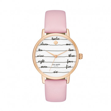 Correa de reloj Kate Spade New York KSW9021 Cuero Rosa 16mm