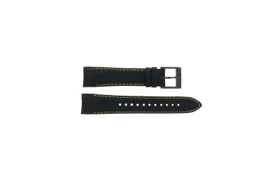 Correa de reloj Seiko 7T62-0KV0 (04B) / SNAE67P1 / L01M012M0 / Sportura Cuero Negro 21mm