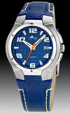 Correa de reloj Lotus 15382-2 Cuero Azul 13mm