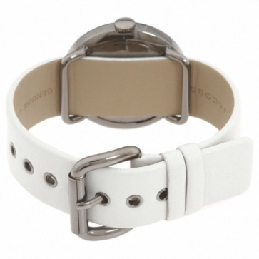 Correa de reloj Marc by Marc Jacobs MBM1223 Cuero Blanco 20mm