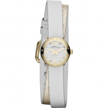 Correa de reloj Marc by Marc Jacobs MBM1255 Cuero Blanco 10mm