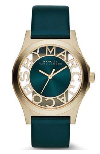 Correa de reloj Marc by Marc Jacobs MBM1275 Cuero Verde 20mm